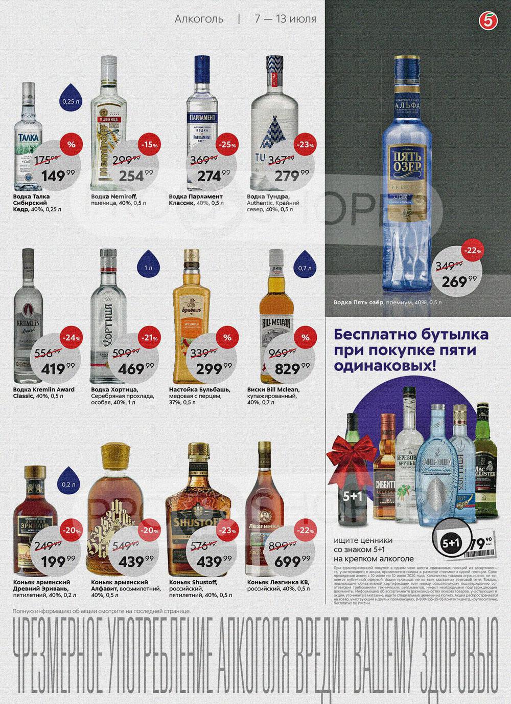 В пятерочке скидки на какие продукты в москве