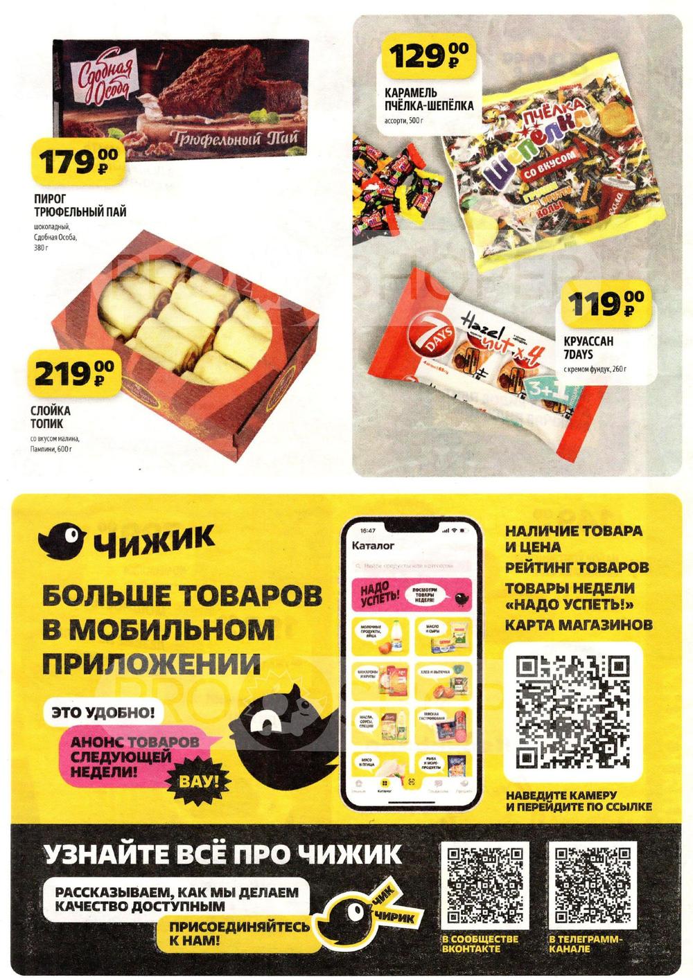 Каталог Чижик - Акции сегодня - с 11 июля 2024 - Рязань