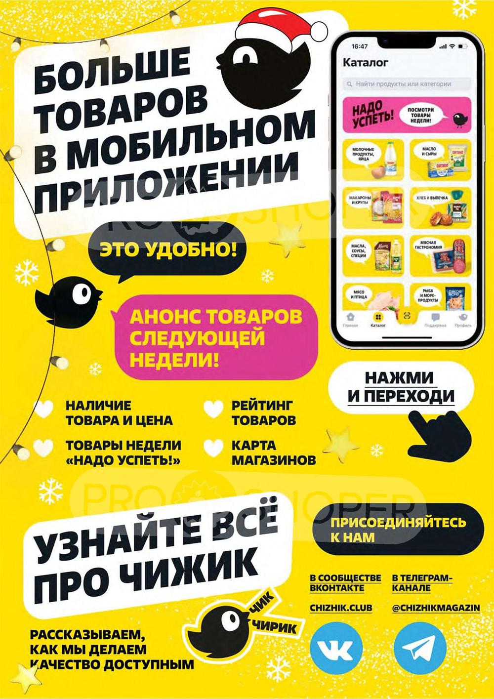 Каталог Чижик - Акции сегодня - с 10 июля 2025 - Новосибирск