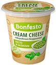 Сыр творожный BONFESTO Воздушный Кремчиз Песто и базилик 65%, без змж, 125г