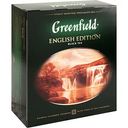 Чай чёрный Greenfield English Edition байховый, 100×2г