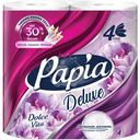 Туалетная бумага Papia Deluxe Дольче вита ароматизированная 4 слоя, 4шт