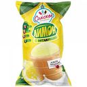 Мороженое сливочное Сакское мороженое Лимонное в вафельном стаканчике, 80 г