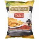Чипсы кукурузные Delicados Nachos с кусочками оливок и паприкой, 150 г