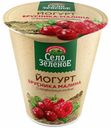 Йогурт Село Зеленое брусника-малина 3,5% БЗМЖ 270 г