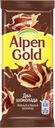 Шоколад ALPEN GOLD, Темный и белый, 90г