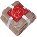 Набор полотенец Verossa Amento махровых цвет молочный шоколад