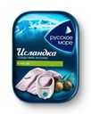 Сельдь Русское Море Исландка филе-кусочки тихоокеанская слабосолёная в масле, 115г