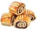 Рулет песочный Ден-Трал с маком и начинкой со вкусом ябл, 1кг
