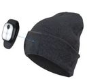 Шапка Космос со съемным фонарём-клипсой для крепления чёрная