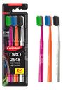 Зубная щетка Colgate Neo 2548 Кончиков щетинок средней жесткости промоупаковка 2+1