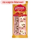 Шоколад ЗОЛОТАЯ МАРКА, белый, дуэт в клубничном, 85г