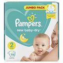 Подгузники Pampers New Baby-Dry 2 (4-8 кг), 94 шт.