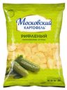 Чипсы Московский картофель рифленые маринованные огурцы, 120г