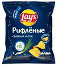 Чипсы Lay's рифленые 70г сметана и лук
