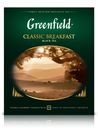 Чай черный GREENFIELD Классик Брекфаст к/уп (Россия) 100пак