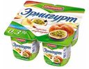 Йогуртный продукт Эрмигурт легкий персик-маракуйя 0,3% 100 г