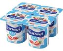 Продукт йогуртный Нежный с соком клубники 1,2%, 100г