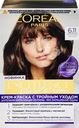Крем-краска для волос L'OREAL Excellence Cool Creme 6.11 Ультрапепельный темно-русый