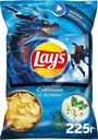 Чипсы картофельные Lay's Сметана и зелень 225г