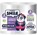 Туалетная бумага Panda Smile без аромата 3слоя, 4шт.