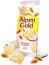 Плитка Alpen Gold белая c миндалем и кокосовой стружкой 85 г