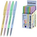 Ручка Erich Krause Slender Stick Milky шариковая 0.7 синяя