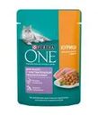 Корм для кошек с чувствительным пищеварением, Purina One, курица/морковь, 75 г