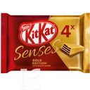 Шоколад KITKATSENSE GOLD EDITION молочный, белый с карамелью и хрустящей вафлей 116г