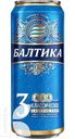 Пиво БАЛТИКА №3 Классическое светлое 4,8% 0.45л