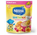 Каша молочная Nestle «Шагайка» мультизлаковая, мед, абрикос, малина, c 12 мес.,190 г