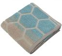 Полотенце махровое DM текстиль Cleanelly Azure цвет: голубой/бежевый, 50×90 см