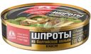 Шпроты За Родину из балтийской кильки в масле, 160г
