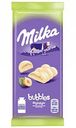 Шоколад белый пористый Milka Bubbles с фундуком, 83 г