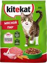 Сухой корм для кошек Kitekat Мясной пир, 350 г