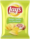 Чипсы Lay's картофельные, белые грибы со сметаной, 90