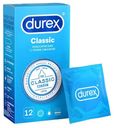 Презервативы Durex Classic гладкие с гелем-смазкой 12 шт