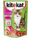 Корм для кошек Kitekat с ягнёнком в соусе, 85 г