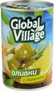 Оливки Global Village с лимоном 300г