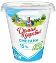 Сметана Домик в деревне 15%, 300 г