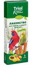 Лакомство для мелких и средних попугаев Triol с фруктами, 80 г
