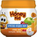 Пюре фруктово-ягодное для детского питания для детей раннего возраста «Фруктово-ягодное ассорти» гомогенизированное, стерилизованное , с 6 месяцев "Honey Kid" 80 г