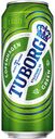 Пиво ТУБОРГ ГРИН, Светлое, фильтрованное, 4,6%, 0,45л