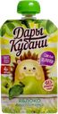 Пюре фруктовое с 4 месяцев Дары Кубани яблоко Южная Соковая Компания пауч, 90 г