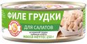 Филе грудки «Золотой Петушок» для салатов, 250 г