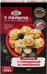 Пельмени У ПАЛЫЧА с говядиной и свининой, категория Б
