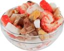Ассорти из морепродуктов варено-мороженное с изделиями 
формованными из сурими, весовое