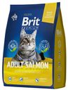 Сухой корм Brit Premium Cat Adult Salmon для взрослых кошек с лососем 800 г