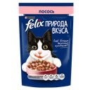 Корм для кошек FELIX® Природа вкуса лосось, 75г