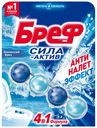 Туалетный блок д/унитаза Бреф Сила Актив океанский бриз 4в1